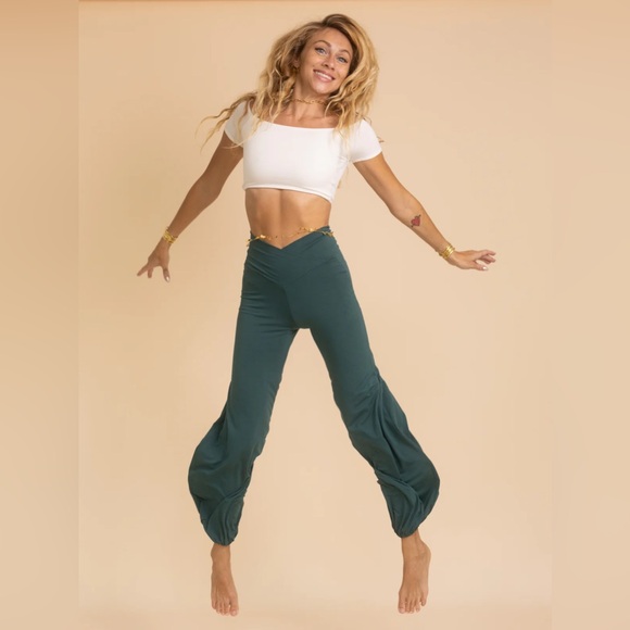 Royal codes Jasmine Genie Pants in malachite green• XXL - Picture 4 of 5